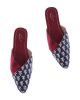 MISHKAT FEMALE F/WEAR/POINTED #LS298PTX -MRN/BLU-42-TASHKEEL